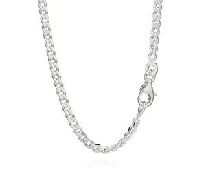 NKlaus 925 Sterling Silver Curb Chain Byzantine Chain 2.50 mm Wide