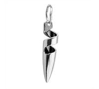 NKlaus 925 Sterling Silver Pendant Rifle Bullet Bullet Pendant Amulet 10794