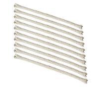 NKlaus accessories 10 x 12cm round wick ca. 4mm ghee lamp oil lamp paraffin lamp cotton wick 1238