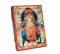 NKlaus Addition of the Mind, Christian solid wood icon 16x12,5 handmade 37023