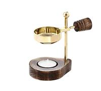 NKlaus Adjustable Incense Burner with Wooden Handle Incense Stand Incense Burner Esoteric 1525