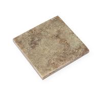 NKlaus Alabaster Charging Plate Square 8.5 x 8.5 cm - Handmade Square Alabaster Charging Plate, Ideal for Healing Stones and Jewellery, Perfect Spiritual Decoration for Energetic Cleansing 16386