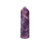 NKlaus Amethyst Obelisk Approx. 7.5 x 2 cm - Natural Stone, Polished, Gemstone Tip for Healing, Meditation, Energy Work and Space Harmony