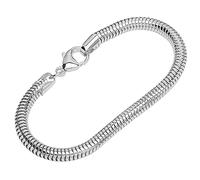 NKlaus bracelet 925 Sterling Silver 18cm snake chain round unisex designer bracelet 12075