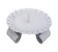 NKlaus Candlestick Ø12cm iron three foot chandelier with spike altar chandelier white/silver line structure 10734