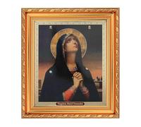 NKlaus - Deva Maria - Icon in Frame with Glass 21 x 18 cm Christian - Iconography 16671