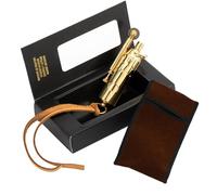 NKlaus Elegant Storm Lighter Brass 8 x 2 cm Retro Travel Lighter Compact Decoration 14944