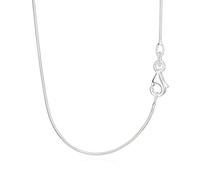 NKlaus genuine 925 sterling silver snake chain silver chain 45cm 0,80mm 2,5gr 5719