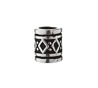 NKlaus hair jewellery beard bead curly bead FYRKAR viking style 925 sterling silver 6474