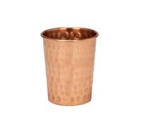 NKlaus Hammered Copper Mug 300 ml - Pure Copper (100%) Handmade Ayurvedic Drinking Cup Mug Gift with Hammered Design 16150