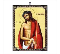 NKlaus Icon Thorns Crowned Jesus 9.7 x 13.5 x 1.2 cm Christian Icon Orthodox from Greece