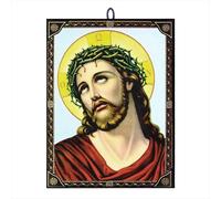 NKlaus Icon Thorns Crowned Jesus 9.7 x 13.5 x 1.2 cm Christian Icon Orthodox from Greece 60108