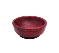 NKlaus incense burner red deco 7,5cm diameter bowl incense burner soapstone 7518
