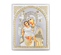 NKlaus - Mother of God Worthy Is - Wooden Icon 15 x 18 cm Christian Orthodox - Iconography 16564