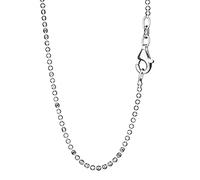 NKlaus necklace 40cm ball chain diamond 925 silver ladies necklace 1,5mm wide 8205