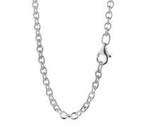 NKlaus necklace 60cm anchorchain round 925 silver necklace 3mm wide silver chain unisex 3131