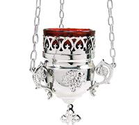 NKlaus oil lamp nickel plated brass handmade 2952