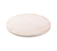 NKlaus plate natural wood light Ø14cm coaster table decoration saucer real wood 10453