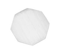 NKlaus Selenite Charging Plate Octagon 8 x 7.5 cm | The charging plate is suitable for gemstone charging, reiki, spiritual cleansing, meditation, feng shui and chakra work