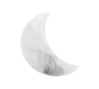 NKlaus Selenite Moon Plate 10.5 x 7 x 1.5 cm - Moon-Shaped Selenite Plate for Meditation, Healing Stones and Energy Work, Handmade for Spiritual Decoration and Harmonisation of Rooms 16352