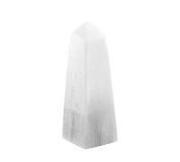 NKlaus Selenite Obelisk Tower 10 x 3.5 cm - Energy Stone for Cleansing & Meditation, Spiritual Decoration, Chakra Healing, Protection Stone & Feng Shui Crystal