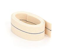 NKlaus SET 2x1 meter 30mm 100% natural cotton lamp wick flat strand wick lantern wick for oil burner oil lamp with purified petroleum 40279