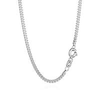 NKlaus silver 36cm 925 sterling silver chain curb chain king chain 2.10mm wide 6643