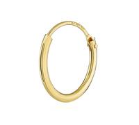 NKlaus single MEN'S Creole REAL GOLD Earring Earrings Earrings 13 mm 3752