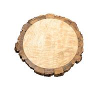 NKlaus Tree Trunk Decoration, Diameter 12 cm, Natural Wooden Discs, Rustic Candle Plate for Dining Table, DIY 15852