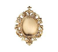 NKlaus Wall Reliquary Monstrance Antique Deco House Mini Hanging Altar gold plated new 7659