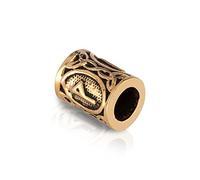 NKlaus WUNJO - Bronze Futhark Rune Beard Bead Germanic Celtic Viking Gothic 3554