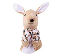 Nkmifeg Animal Hand Puppets, Kung Fu Animal Hand Puppet with Sounds and Boxing Action, Toy Plush Stuffed Doll Educational Role Play Storytelling for Children