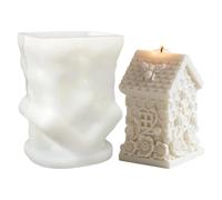 Nkmifeg Beehive Candle Mold - Reusable 3D Cute Silicone Plaster Crafts,Silicone Candle Molds,for Soap Chocolate Holiday Birthday Party Offices Home Room Desk Desktop School Dormitory