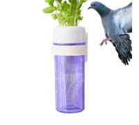 Nkmifeg Bird Cage Feeder, Practical Automatic Feeder with Water Reservoir for Cage Birds, Green Food Keeping Fresh Bird Feeder Container for Budgies, Lovebirds, Cockatiels