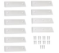 Nkmifeg Boat Bunk Slides,3 X 10 In Boat Trailer Bunks - 10x Heavy Duty Trailer Glide Bunk Enders for Launching & Loading On/Off Easier