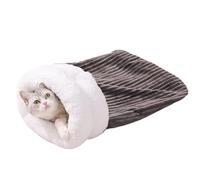 Nkmifeg Cat Sleeping Bag, Soft Warming Kitten House, Puppy Cuddly Bag, for Pet Parents, Cold Weather, Winter, Indoor, Living Room, Bedroom, Apartment, Homeowner, Night Time, Sleeping, Daytime