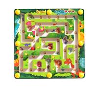 Nkmifeg Colour Assignment Labyrinth - Wooden Educational Toy, Colours Shapes Assignment Table Maze | For Nursery Preschool At Home On the Go Children Girls