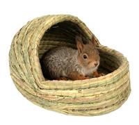 Nkmifeg Hamster Nest, Straw Nest in Slipper Shape - Hedgehog Bed - For Chickens Small Animals Birds Cage Stable Farm Breeding and Sleeping