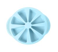 Nkmifeg Scone Pan - Food-Grade Heat-Resistant Triangle 8 Cavity | Silicone Triangle Cake Mold,for Home Family Gathering Party Mousse Jelly Pudding Fruit Pie