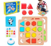 Nkmifeg Sorting Toys - Sensory Geometric Building Block Learning | Shape & Geometry Learning Toy | For Boys Girls & Ages 3+ Years Old For