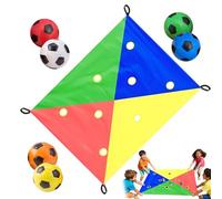 Nkmifeg Team Building Games - Hole Tarp Interactive Activities | Hole Trap Challenging Games for Travel Camping School Family Night Birthday Party Classroom Engagement
