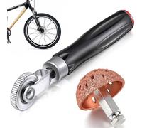 Nkmifeg Tire Patch Tools | Strong Combination Tire Compaction Roller and Buffing Wheels | Easy to Use Scraping Cutter, Grinding Polishing Accessories Kit for Car