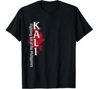 NKNSWUUL Filipino Kali Fighting Arts Escrima Stick Fighting T-Shirt Black L
