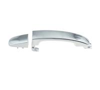 NKOBGTV Car Exterior Door Handle Compatible with Mazda for BT50 2012-2020 OEM AB3Z-2122404-A Exterior Door Handle Front Rear Left Right 1pc Chrome Black(1PC No Hole Chrome)