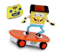 NKOK Spongebob 2.4GHz Skateboarder R/C Vehicle; Full Function 2.4 GHz Radio Control with Turbo Boost; Ages 6+