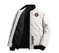 NKOPBYDA Men's Winter Puffer Jackets Resid.ent Evil, High Fluffiness And Strong Warmth Retention, Best For Travelling, Walking & Daily Use, Design(White,S)