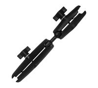 NKSRCP Dual Extension Double Socket Arm Compatible with RAM B-Size Mounts and Other 1 inch Industry Standard Device，with 1" Double Ball Adapter 360° Rotation for Bike/Truck/Car（10.4" Length）