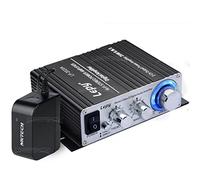 NKTECH 3A Power Supply Lepy LP-2020A Hi-Fi Stereo Audio Home Car Class-D Digital Power Amplifier Auto Output Power Amp 20W x 2 RMS