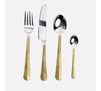 Nkuku Osko Cutlery - Brushed Gold - Set of 16