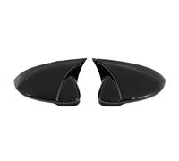 NKURTPC Car Rear Window Louvers Fit For Volkswagen Golf MK8 VIII 8 Pair Side Mirror Covers Caps 2020 2021 2022 With Lane Assist Car Body Kits